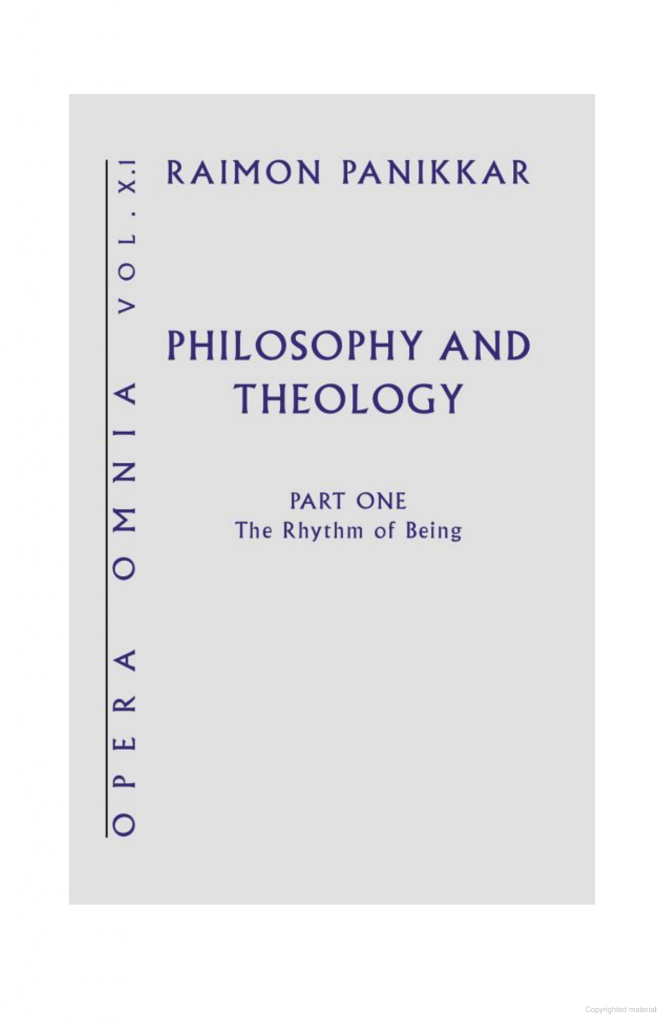 Book Cover: Philosophy and Theology Part One